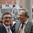 Avec Frédéric Chappey, Directeur des Musées de Boulogne-Billancourt.