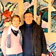 Avec Angélique Lombard-Latune, artiste peintre.