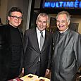 Avec Pierre-Christophe Baguet et Jacques Attali.