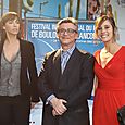 Avec Mathilda May et Julie de Bona... (Festival International du Film de Boulogne-Billancourt).