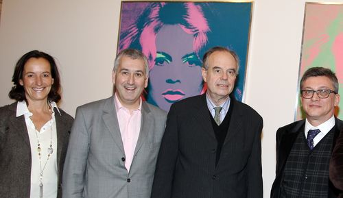 Avec Isaure de Beauval, Pierre Christophe Baguet et Frédéric Mitterrand, ministre de la Culture.