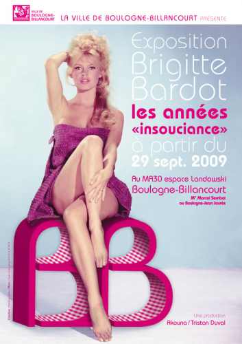Brigitte Bardot, les années "insouciance"... l'affiche.