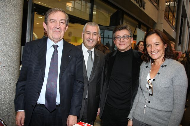 Avec Jean-Louis Bruguière, Pierre-Christophe Baguet et Isaure de Beauval.