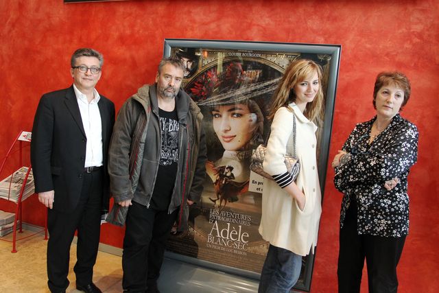 Avec Luc Besson, Louise Bourgoin et Eliane Duverne (Pathé Boulogne).