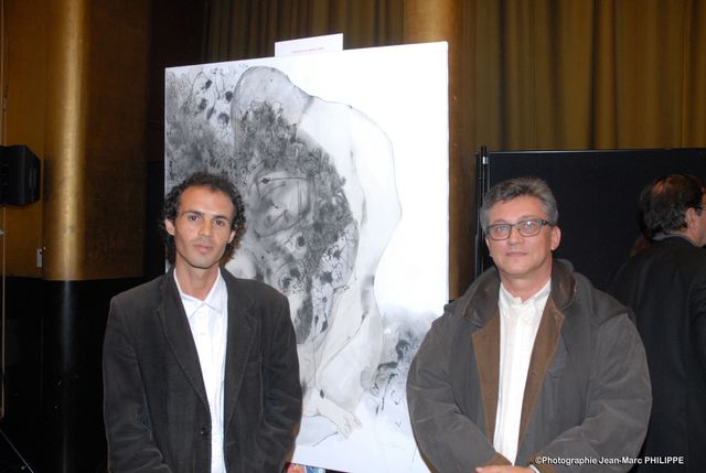 Avec l'artiste peintre Ouissem Ben Hassine